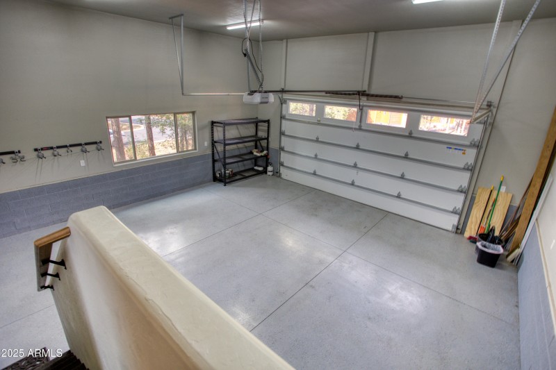 Extra wide garage for "toy" space