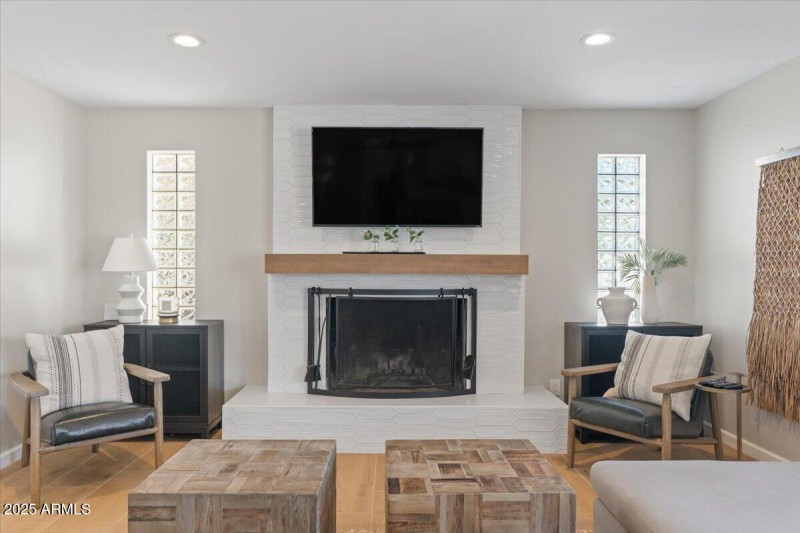 17-Family Room fireplace