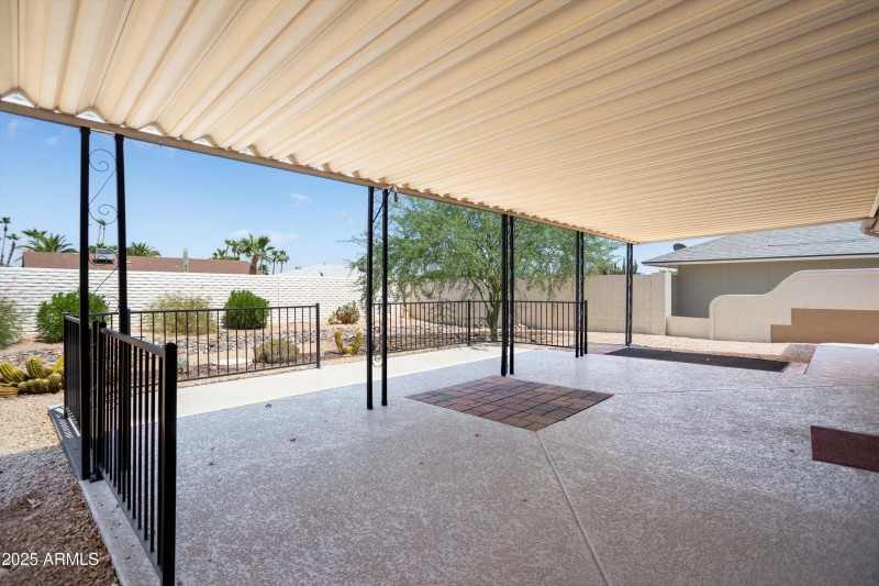 Extended Covered Patio