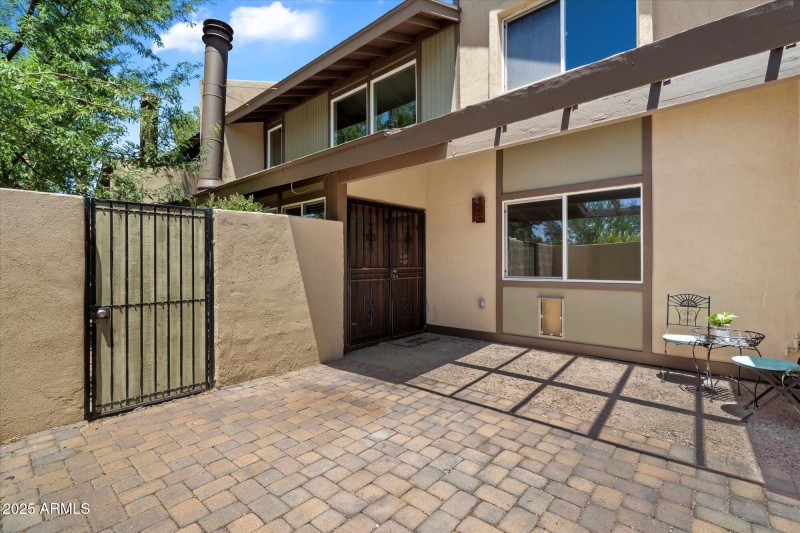 Back Patio leading out to Community Pool