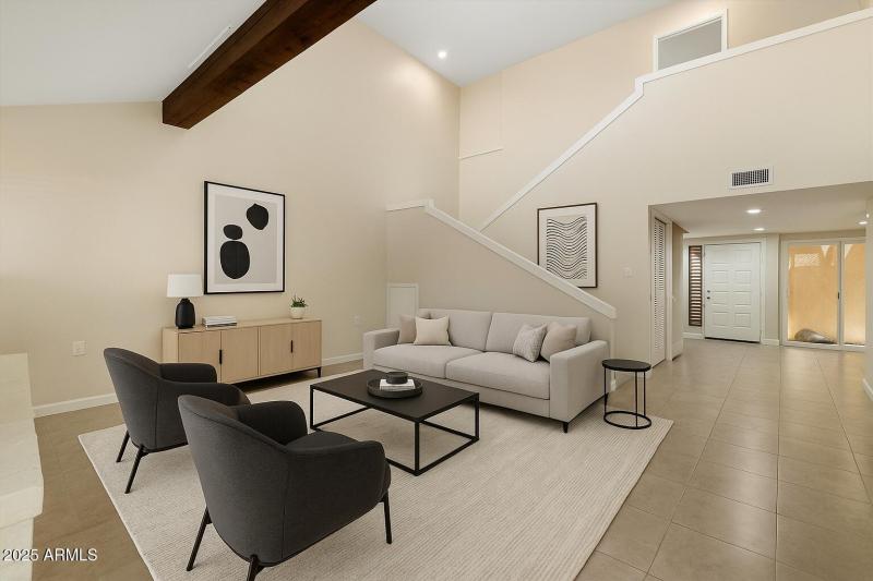 Great Room with Staircase