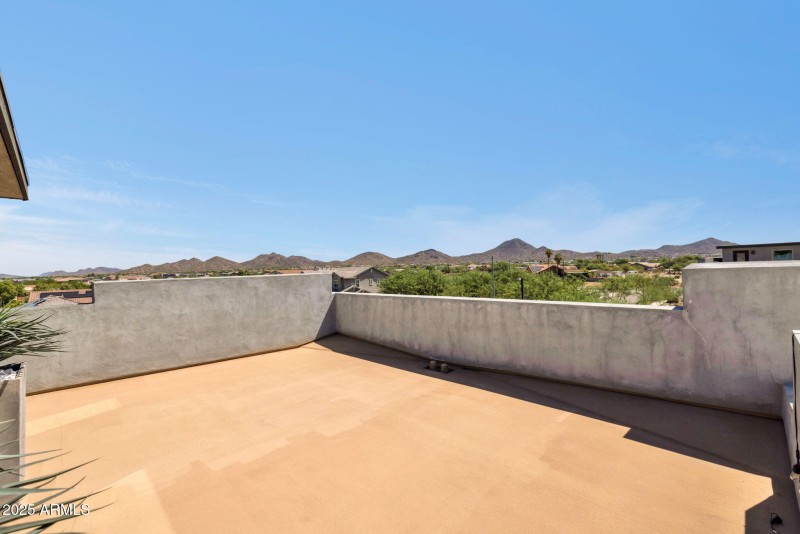Awesome rooftop patio views