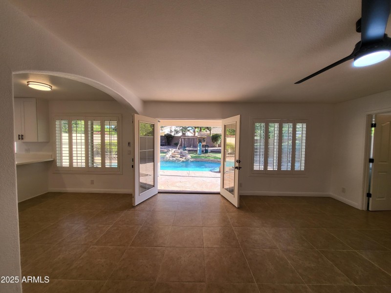 BACKYARD VIEW UPON ENTRY