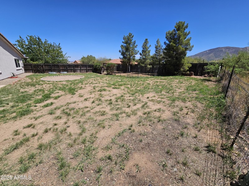 backyard from mountain
