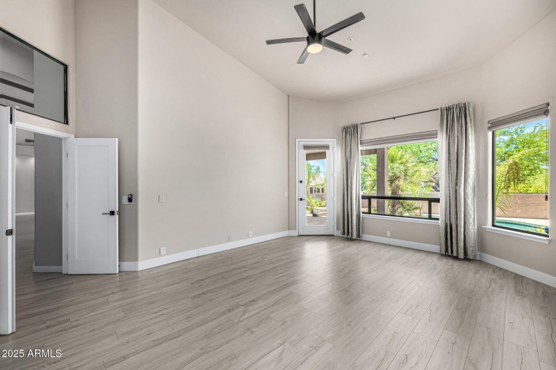 Bedroom with Backyard Access