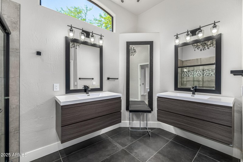 Dual Vanities & LED Mirrors