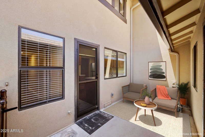 Front Courtyard - Virtual Staged