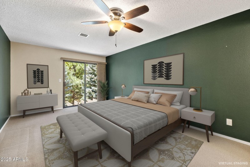 Primary Bedroom - Virtual Staged