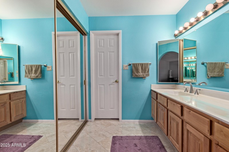 master bath with 2 closets