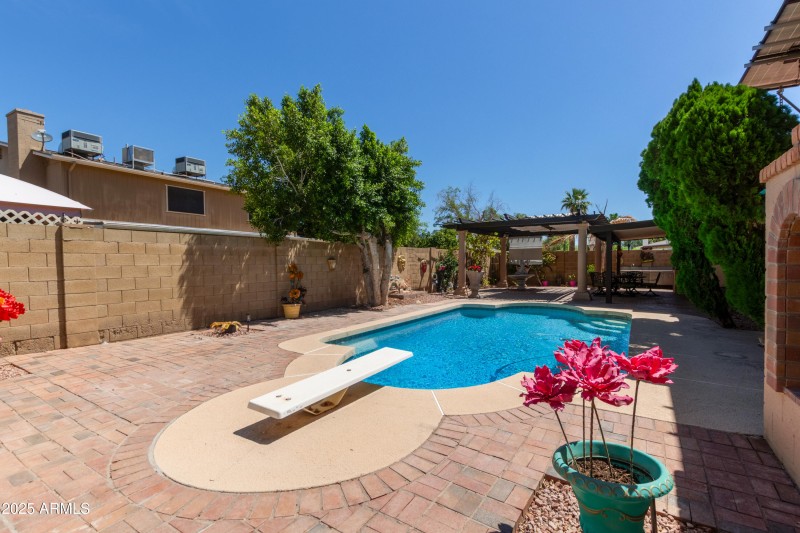 large backyard
