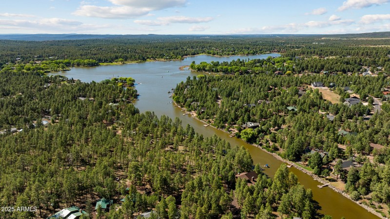Drone View of Lake