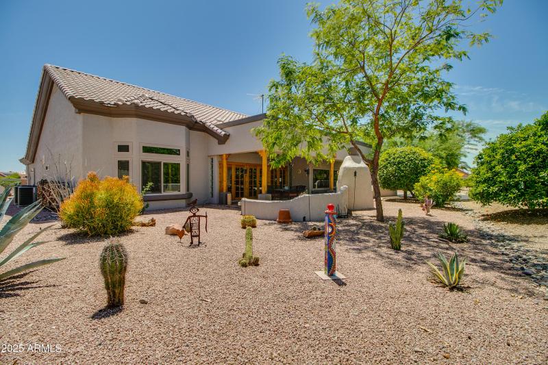 Back View of Custom Home