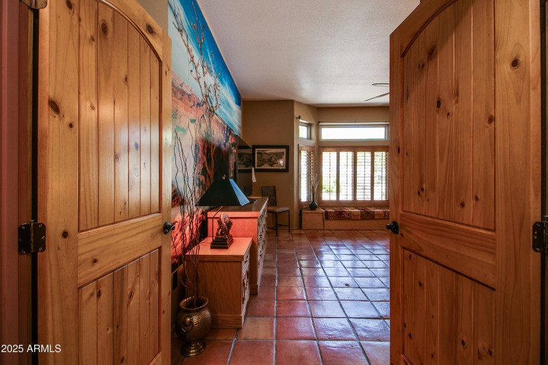 Custom Doors Leading to Primary Suite