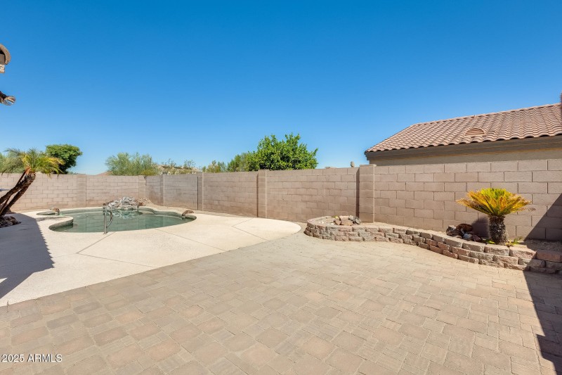 Paver Seating Area