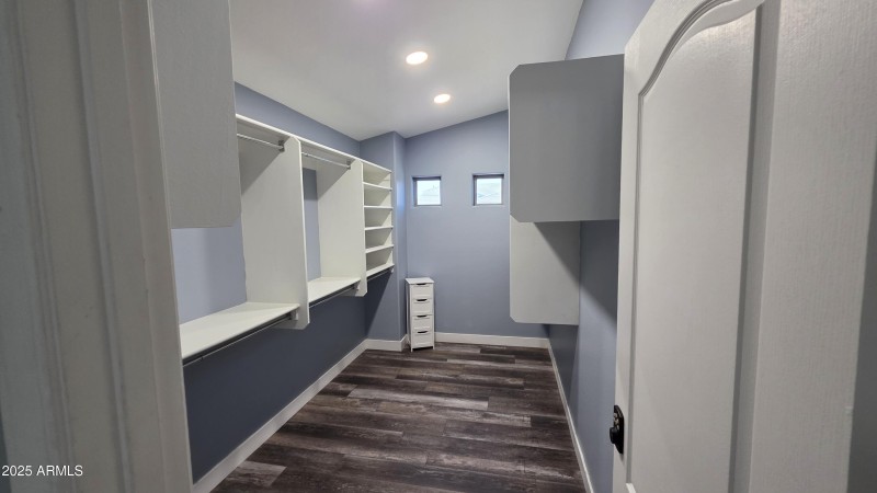 Master closet