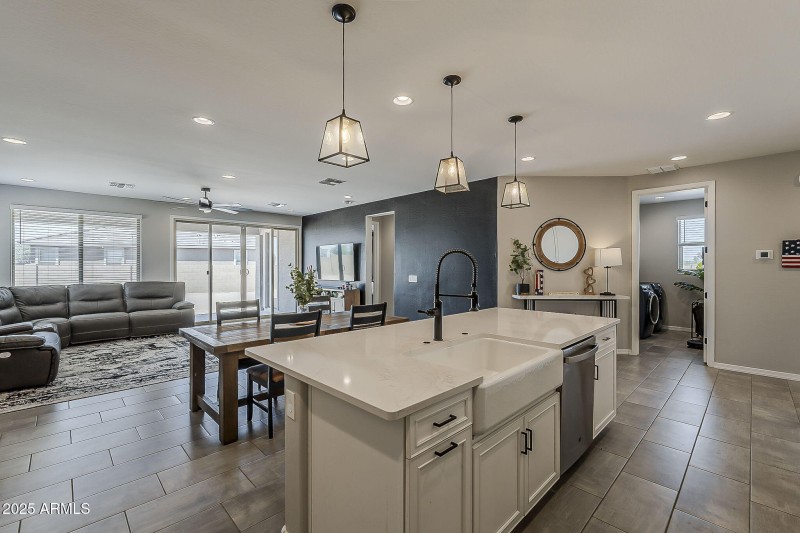 Kitchen Overlooks Great Room