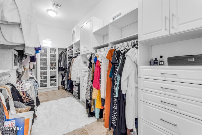 Custom Primary Closet with TONS of space