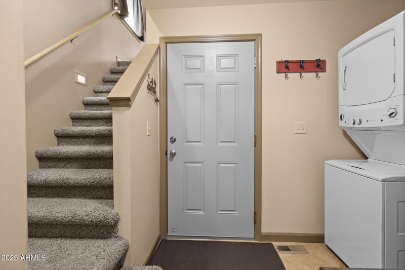 LAUNDRY AREA OFF GARAGE