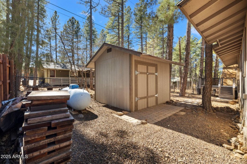 STORAGE BACK YARD