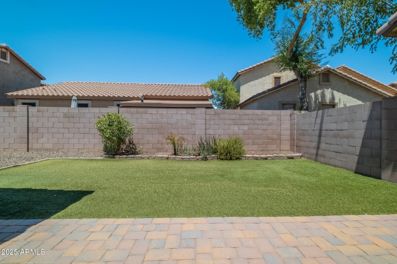 Backyard Turf Area