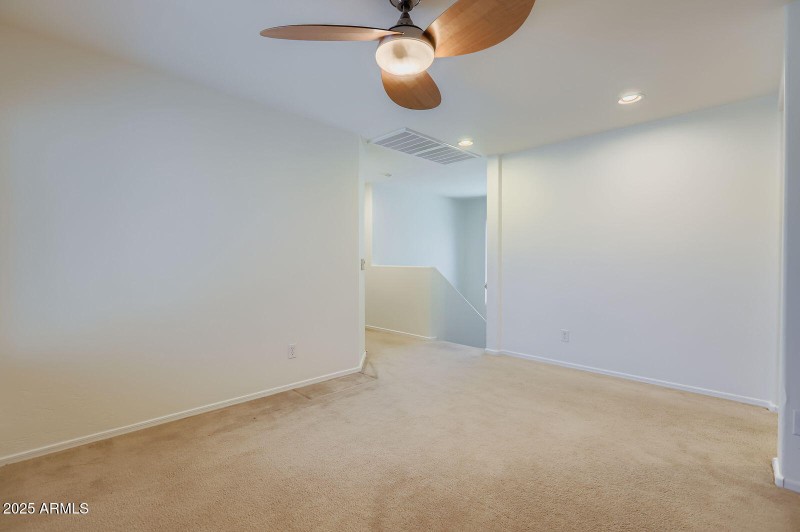 Large bright loft area
