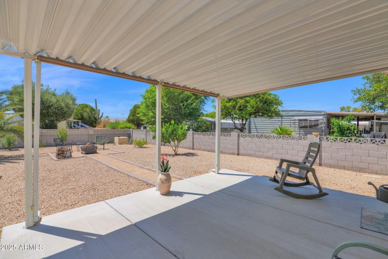 Covered Patio View
