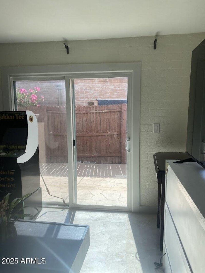 Patio Exit from Living Space