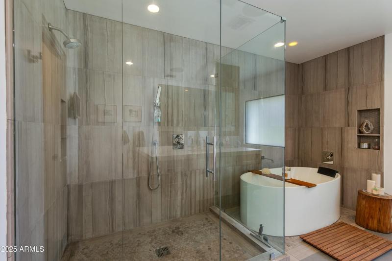 Primary Shower & Tub
