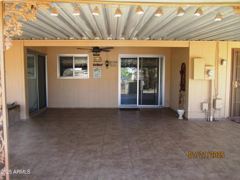 Back patio