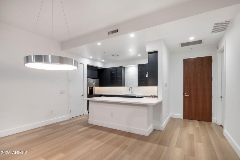 Kitchen Open to Dining Area