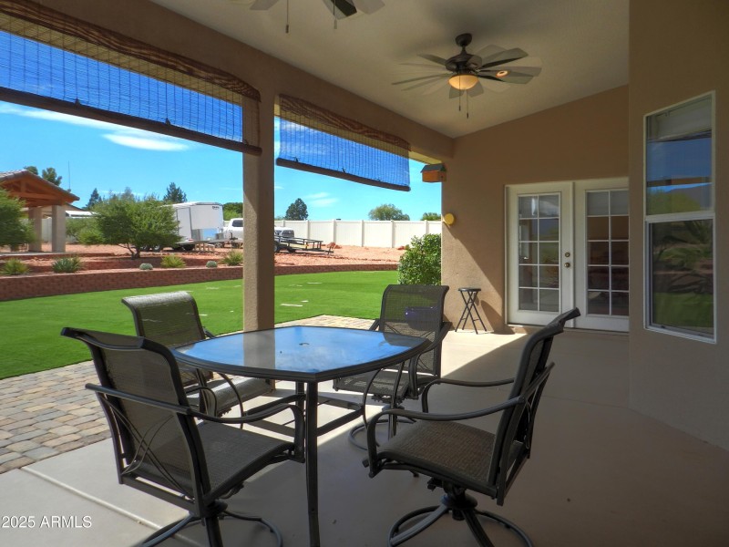 Rear Patio
