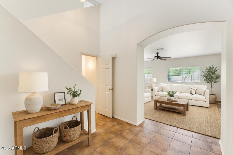entry staged