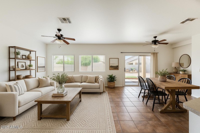 Great Room Staged 1