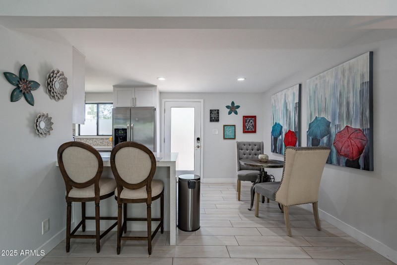 Unit 1 kitchen dining