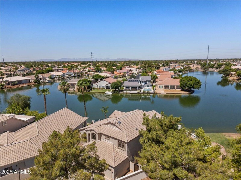 Aerial front of home