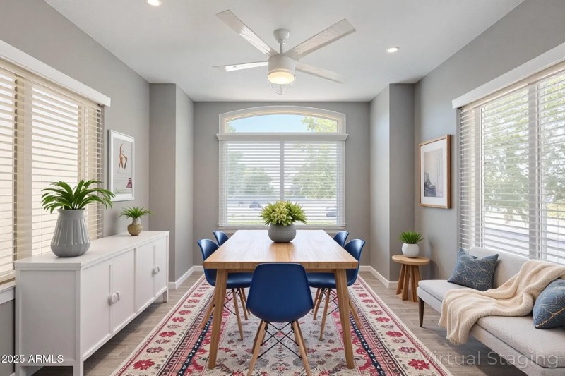 Dining Room Virtually Staged