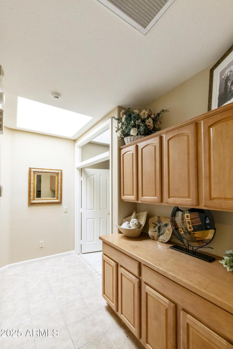 Cabinets outside Primary suite