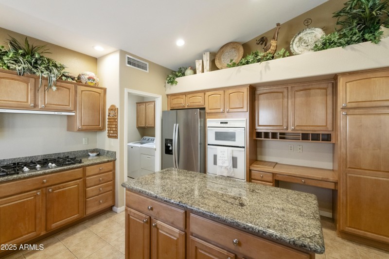 Kitchen with island