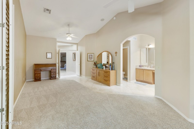 Primary Suite with patio access