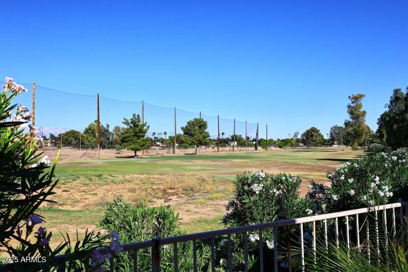 Patio Golf Course View