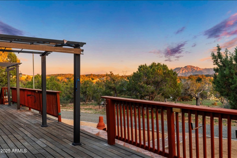 Deck View Sunset