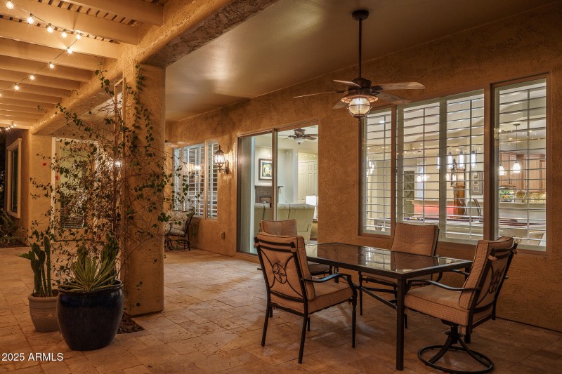 46) BACK PATIO