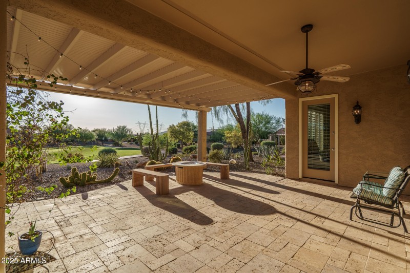 59) BACK PATIO