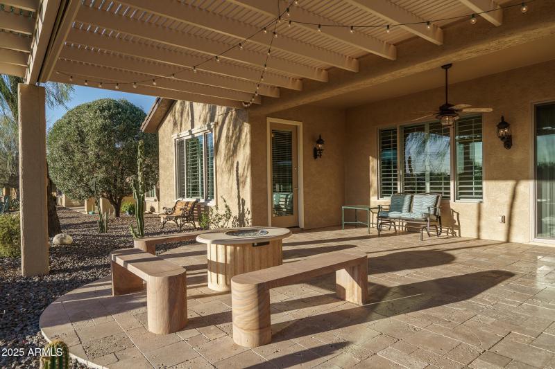 78) BACK PATIO