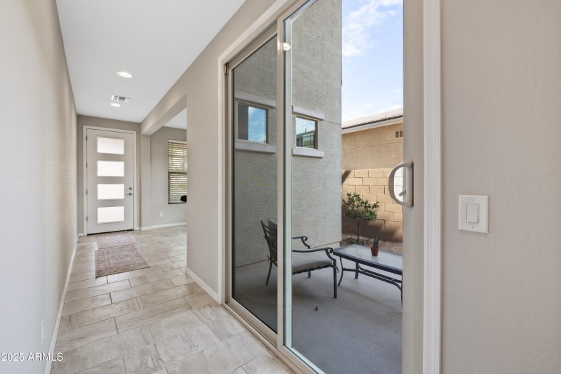 second patio