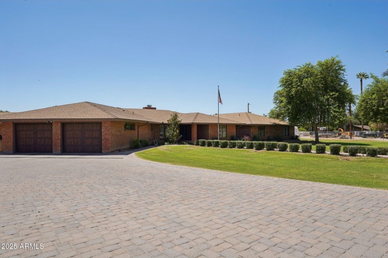 large driveway