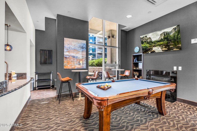Billiards room