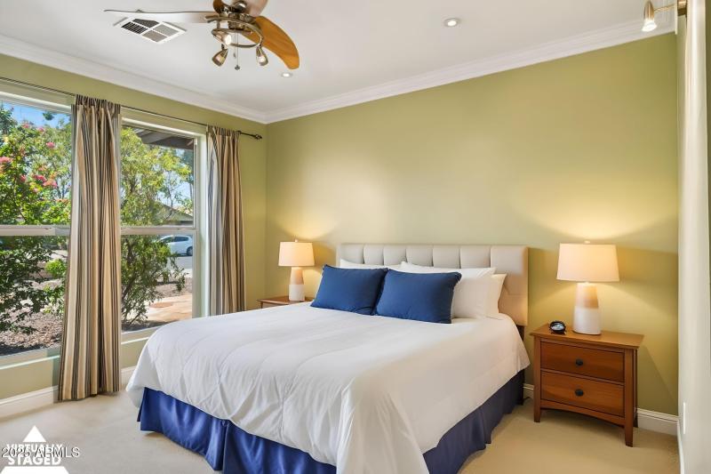 Virtual stage 2nd bedroom