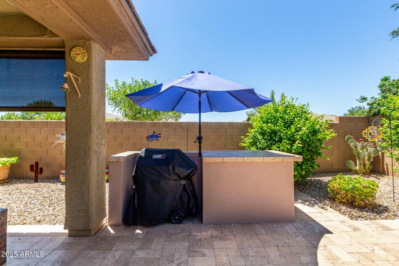 Built in BBQ Area