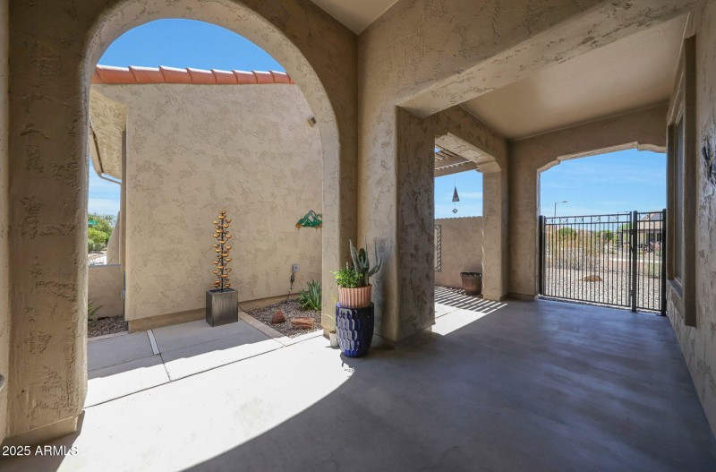 Covered front porch